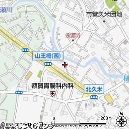 埼玉県所沢市久米2206-5周辺の地図