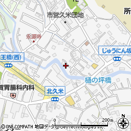 埼玉県所沢市久米1397-3周辺の地図