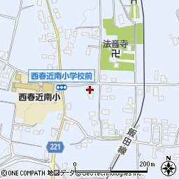 長野県伊那市西春近赤木8693周辺の地図