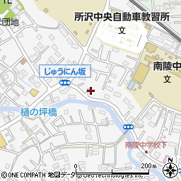 埼玉県所沢市久米1418-10周辺の地図