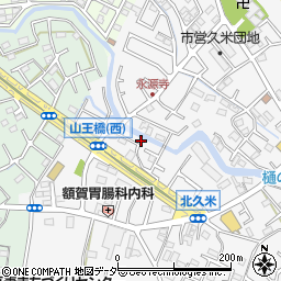 埼玉県所沢市久米2188-1周辺の地図