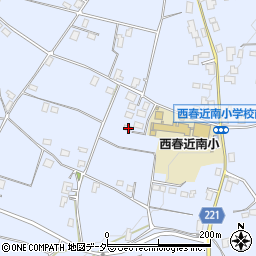 長野県伊那市西春近諏訪形7379-7周辺の地図