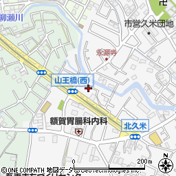 埼玉県所沢市久米2206-11周辺の地図