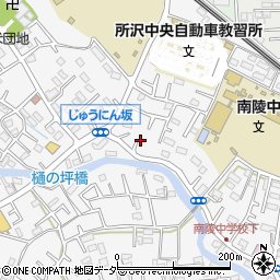 埼玉県所沢市久米1418-11周辺の地図
