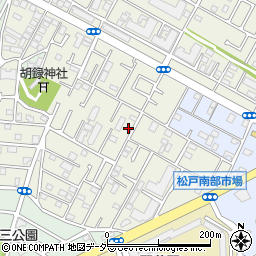 千葉県松戸市胡録台248周辺の地図