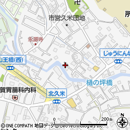 埼玉県所沢市久米1397-4周辺の地図