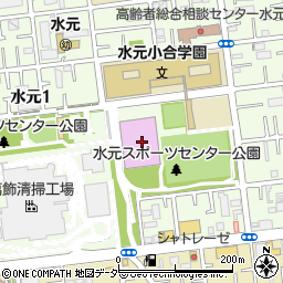 葛飾区水元総合スポーツセンター体育館周辺の地図