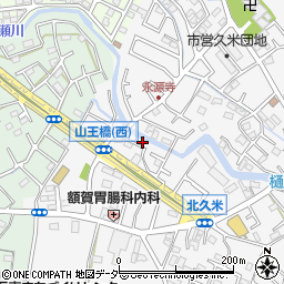 埼玉県所沢市久米2188-8周辺の地図