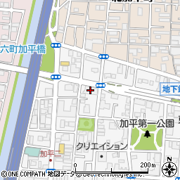 協栄清水商店加平事業所周辺の地図