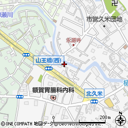 埼玉県所沢市久米2188-7周辺の地図