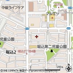 千葉県白井市堀込周辺の地図