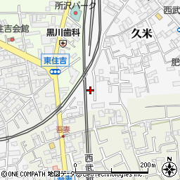 埼玉県所沢市久米485-11周辺の地図