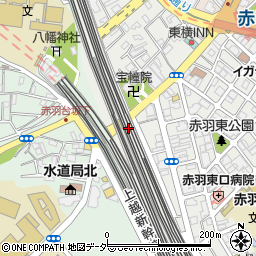 Ｐａｒｋｉｎｇ　ｉｎ　ビーンズ赤羽駐車場周辺の地図