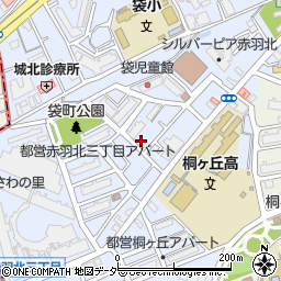 東京都北区赤羽北3丁目9-9周辺の地図