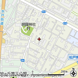 千葉県松戸市胡録台280周辺の地図