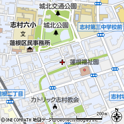 東京都板橋区坂下2丁目周辺の地図