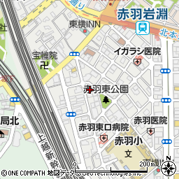 清水屋酒店赤羽店周辺の地図