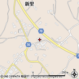 千葉県香取市新里1335周辺の地図