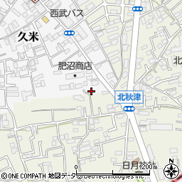 埼玉県所沢市久米540-6周辺の地図