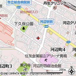 東京都青梅市河辺町4丁目11周辺の地図