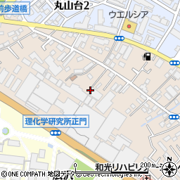 埼玉県和光市中央周辺の地図