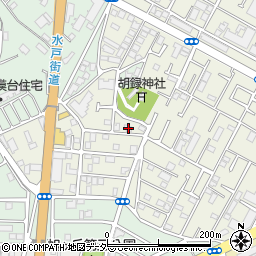 千葉県松戸市胡録台357-6周辺の地図