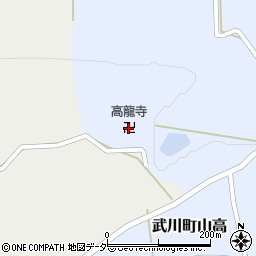 高龍寺周辺の地図