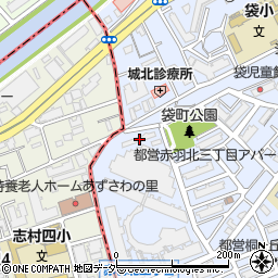 東京都北区赤羽北3丁目27-24周辺の地図