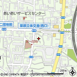 東京都足立区栗原3丁目30周辺の地図