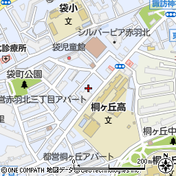 東京都北区赤羽北3丁目8-15周辺の地図