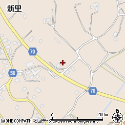 千葉県香取市新里1447周辺の地図