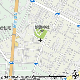 千葉県松戸市胡録台357-3周辺の地図