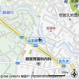 埼玉県所沢市久米2207周辺の地図