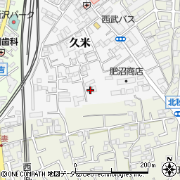 埼玉県所沢市久米505-10周辺の地図