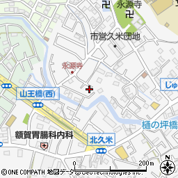 埼玉県所沢市久米1387-16周辺の地図