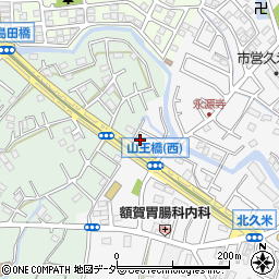 埼玉県所沢市久米2213-7周辺の地図