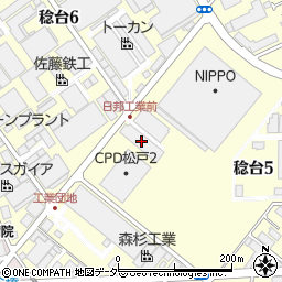 武蔵野金属松戸営業所周辺の地図
