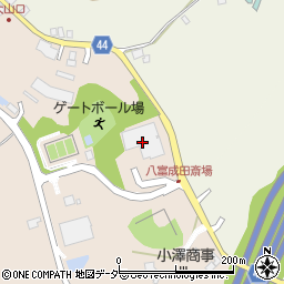 八富成田斎場周辺の地図