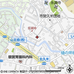 埼玉県所沢市久米1387-1周辺の地図