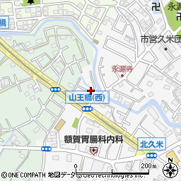 埼玉県所沢市久米2212-6周辺の地図