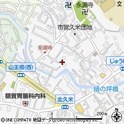 埼玉県所沢市久米1387-2周辺の地図