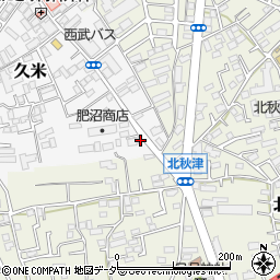 埼玉県所沢市久米541周辺の地図