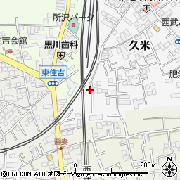 埼玉県所沢市久米485周辺の地図