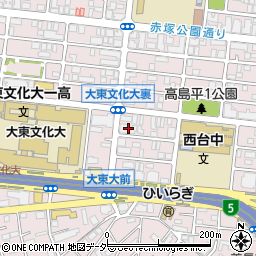 ドミノ・ピザ高島平店周辺の地図