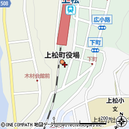 上松町　役場教育委員会事務局周辺の地図