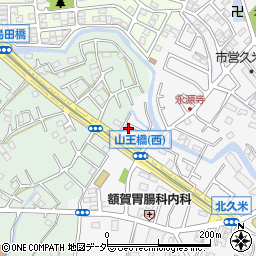 埼玉県所沢市久米2212-14周辺の地図