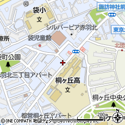 東京都北区赤羽北3丁目8-1周辺の地図