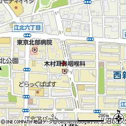 ことぶき薬局　江北店周辺の地図