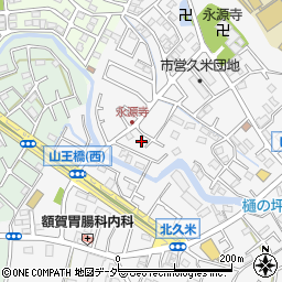 埼玉県所沢市久米1388-15周辺の地図