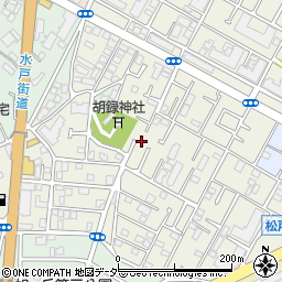 千葉県松戸市胡録台282-11周辺の地図